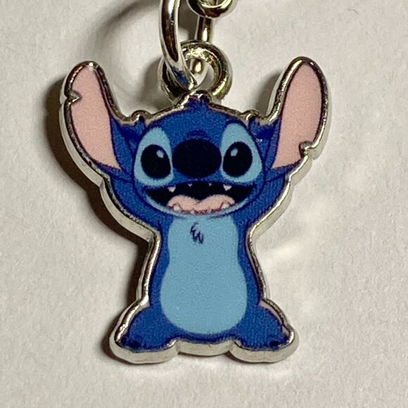 Vintage Disney Lilo & Stitch Clip On Charm Purse Bag Zipper Pull Signed - Picture 8 of 10